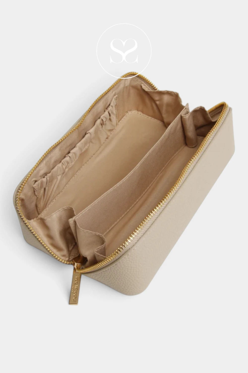 Alice Wheeler Stone Small Train Case - Kensington (S)