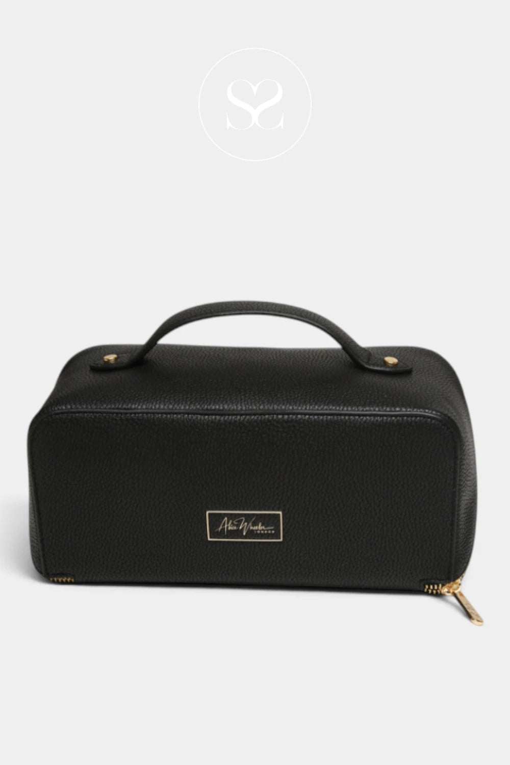 Alice Wheeler Black Mini Train Case - Kensington (M)