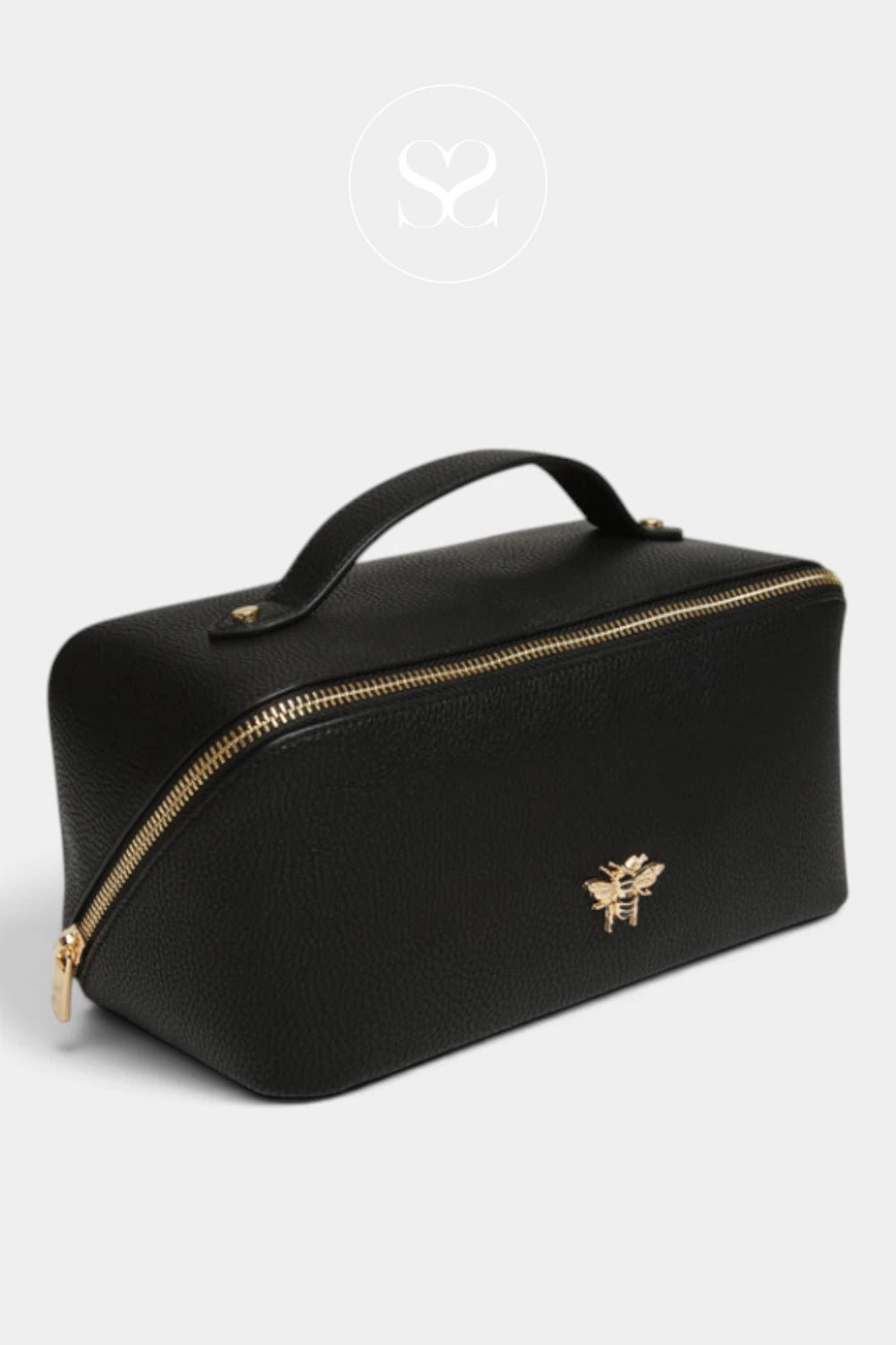Alice Wheeler Black Mini Train Case - Kensington (M)