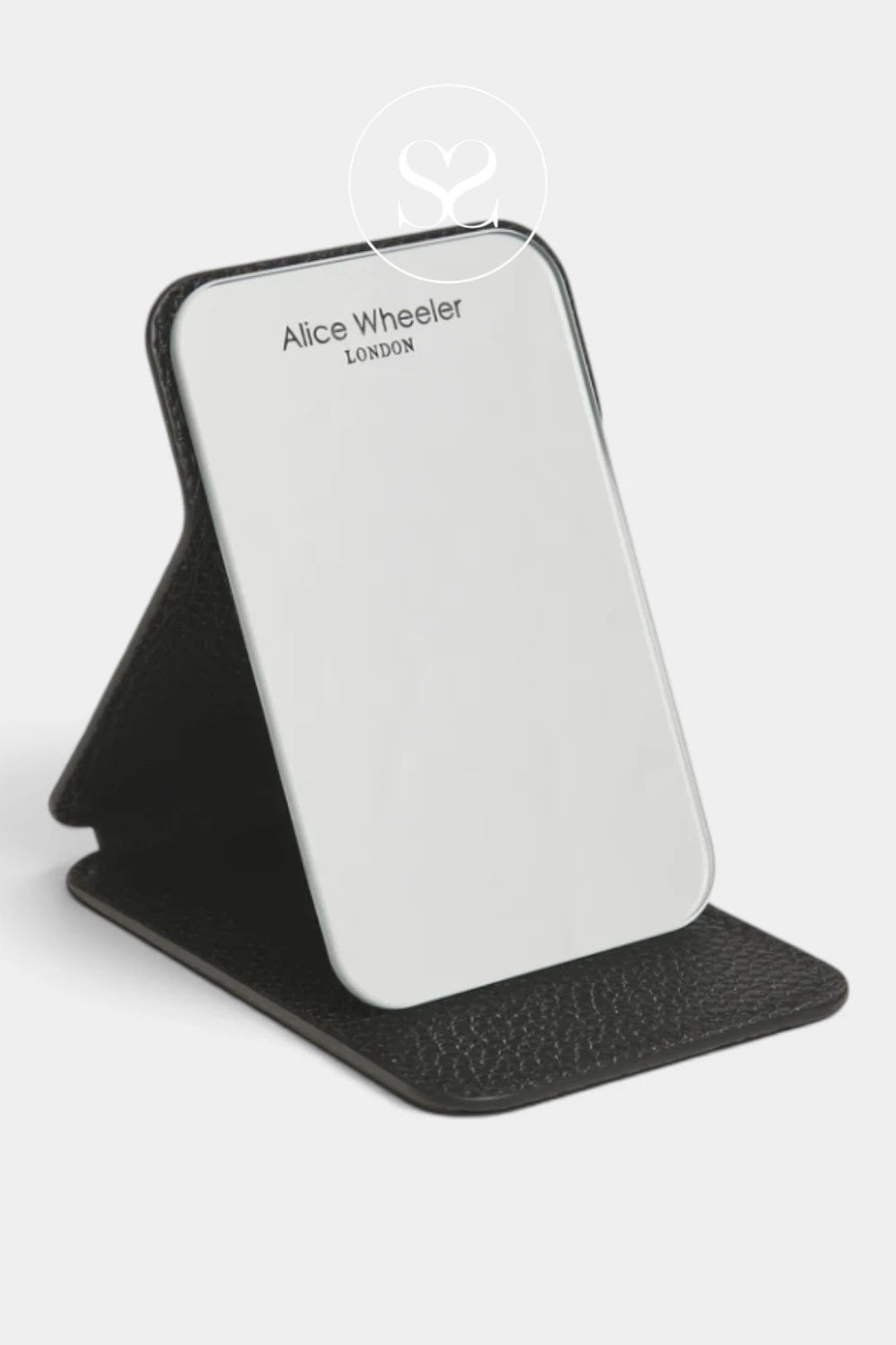 Alice Wheeler Black Mini Folding Mirror