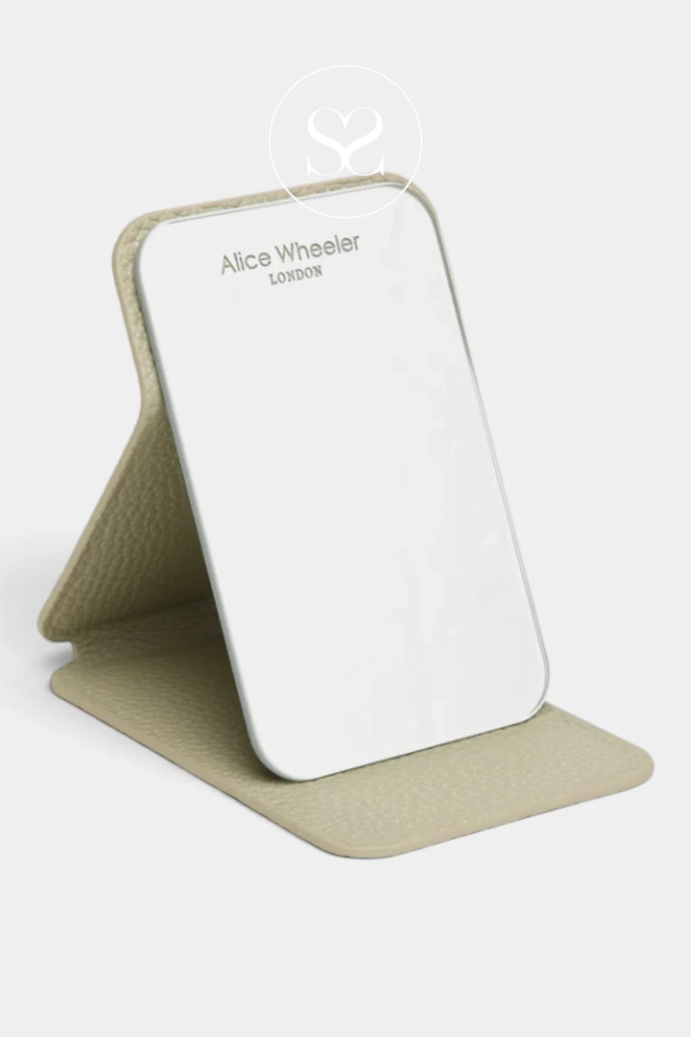 Alice Wheeler Pistachio Green Mini Folding Mirror