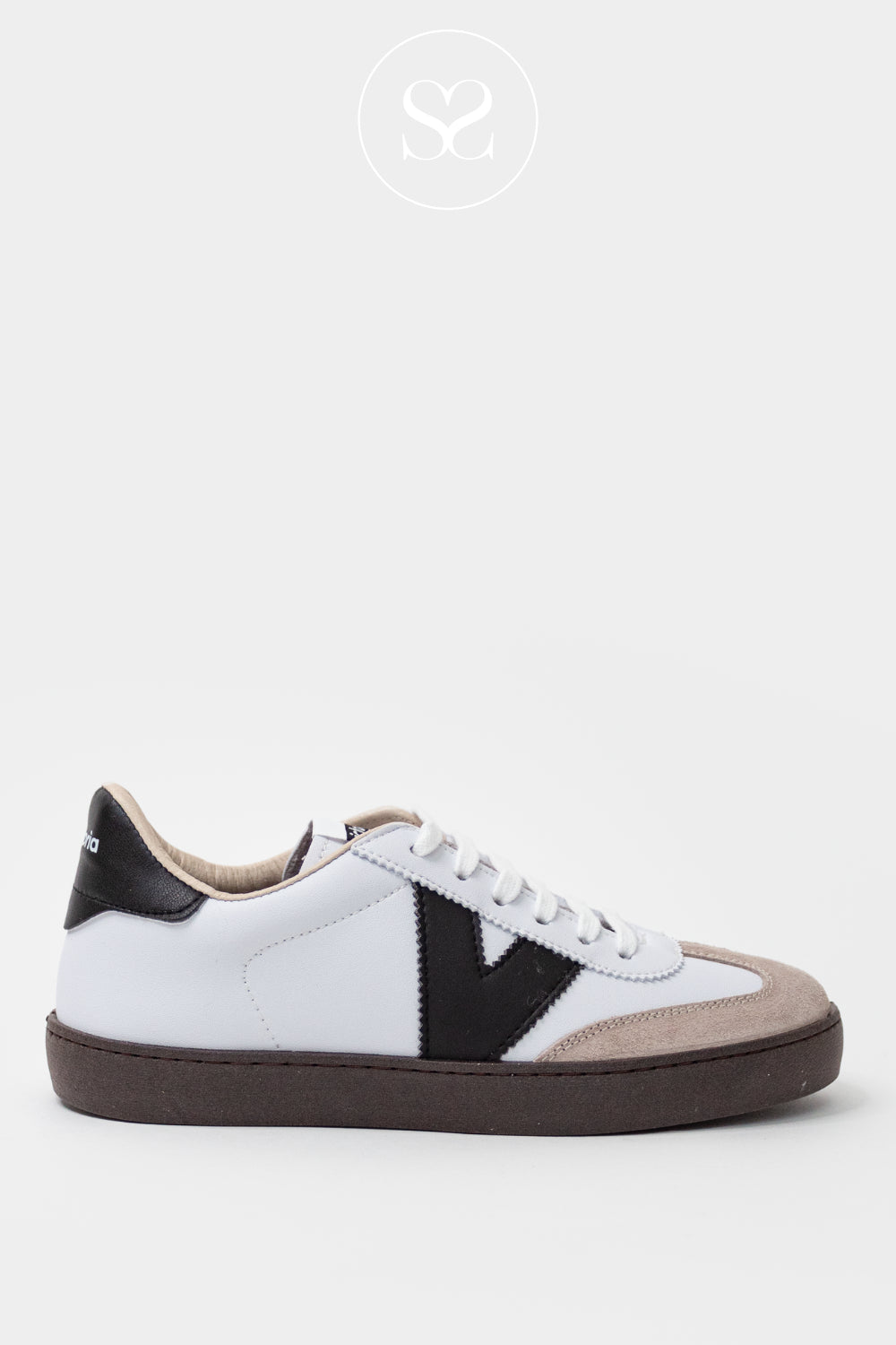 Victoria White Retro Flatform Trainers 1126186