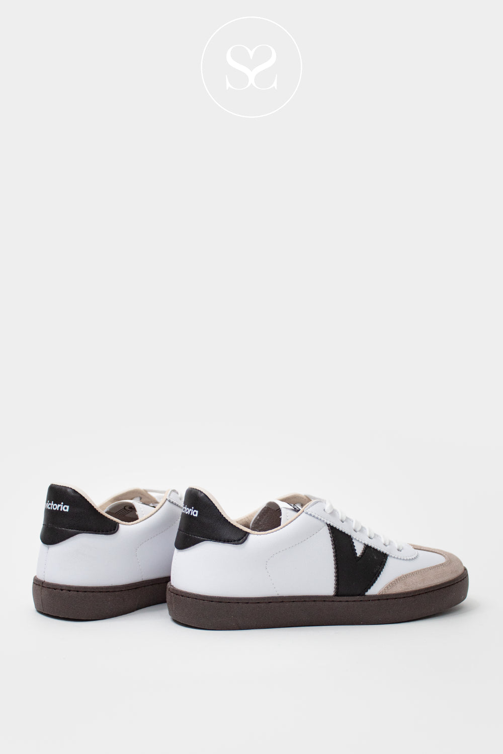 Victoria White Retro Flatform Trainers 1126186