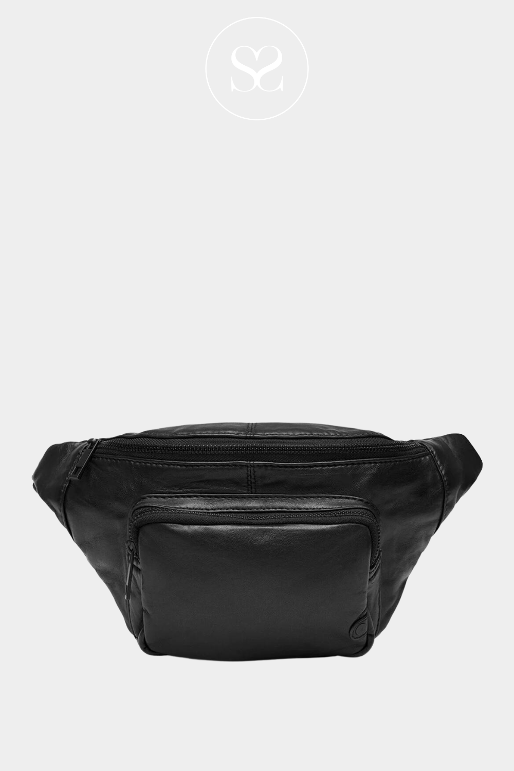 DEPECHE 13396 BLACK BUMBAG DEPECHE BAGS IRELAND CROSSBODY BAG