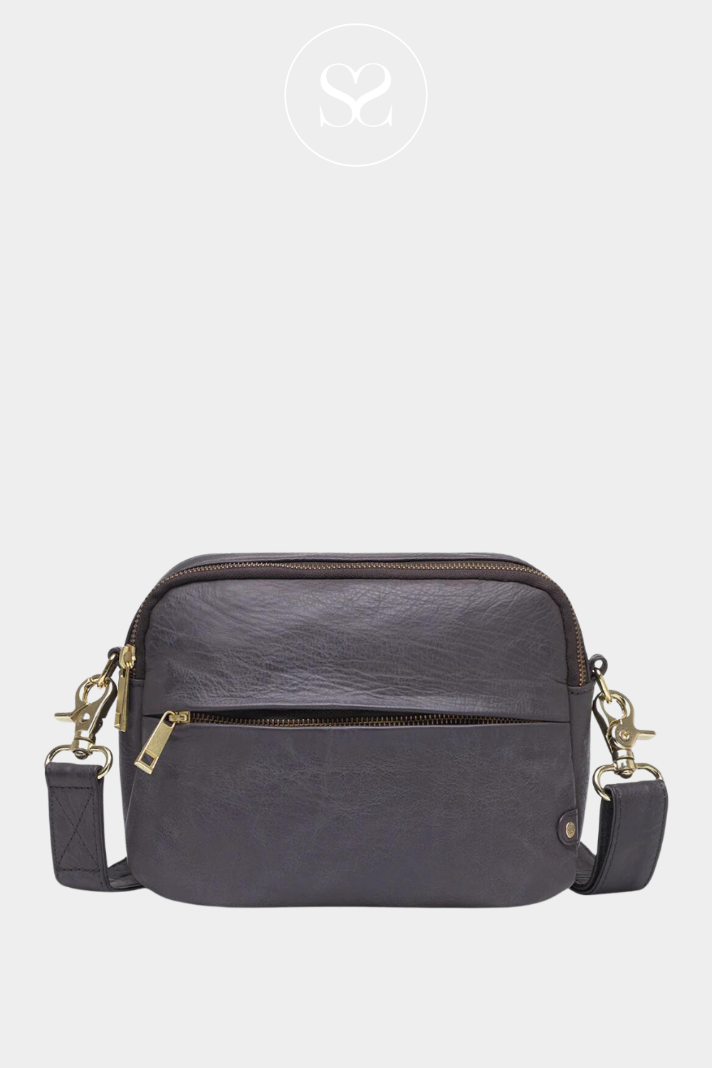 Grey crossbody handbag hotsell