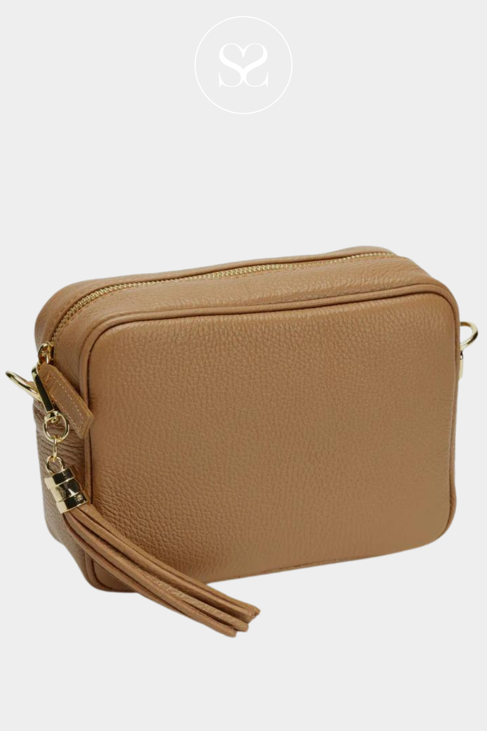 ELIE BEAUMONT -  CROSSBODY BAG -  CAMEL