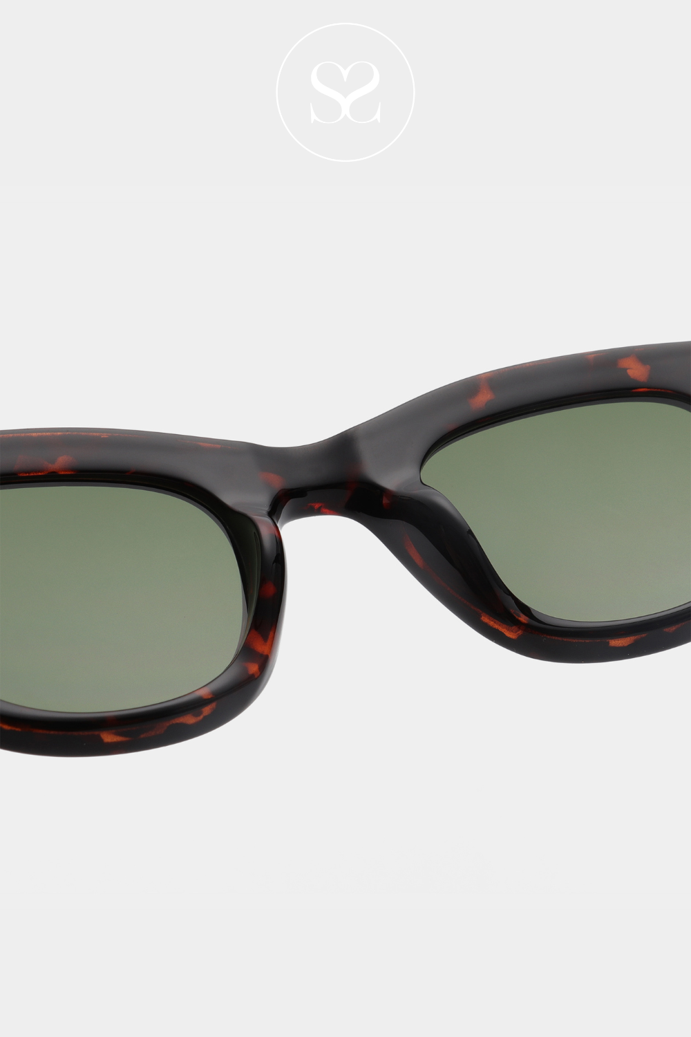 A.KJAEBEDE LANE DEMI TORTOISE SUNGLASSES