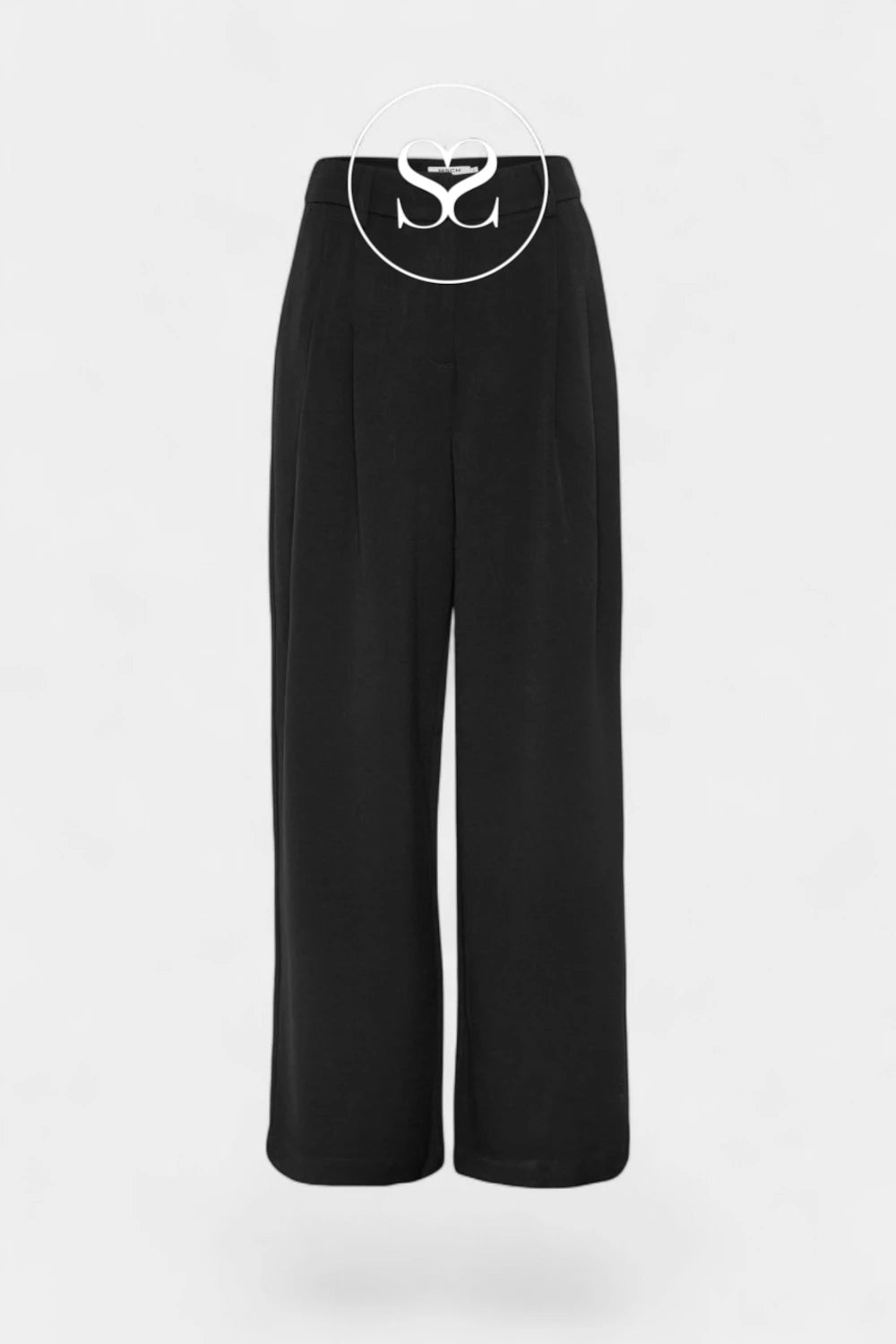 MSCH Copenhagen Black Wide Leg Pants - Henrika Ireland