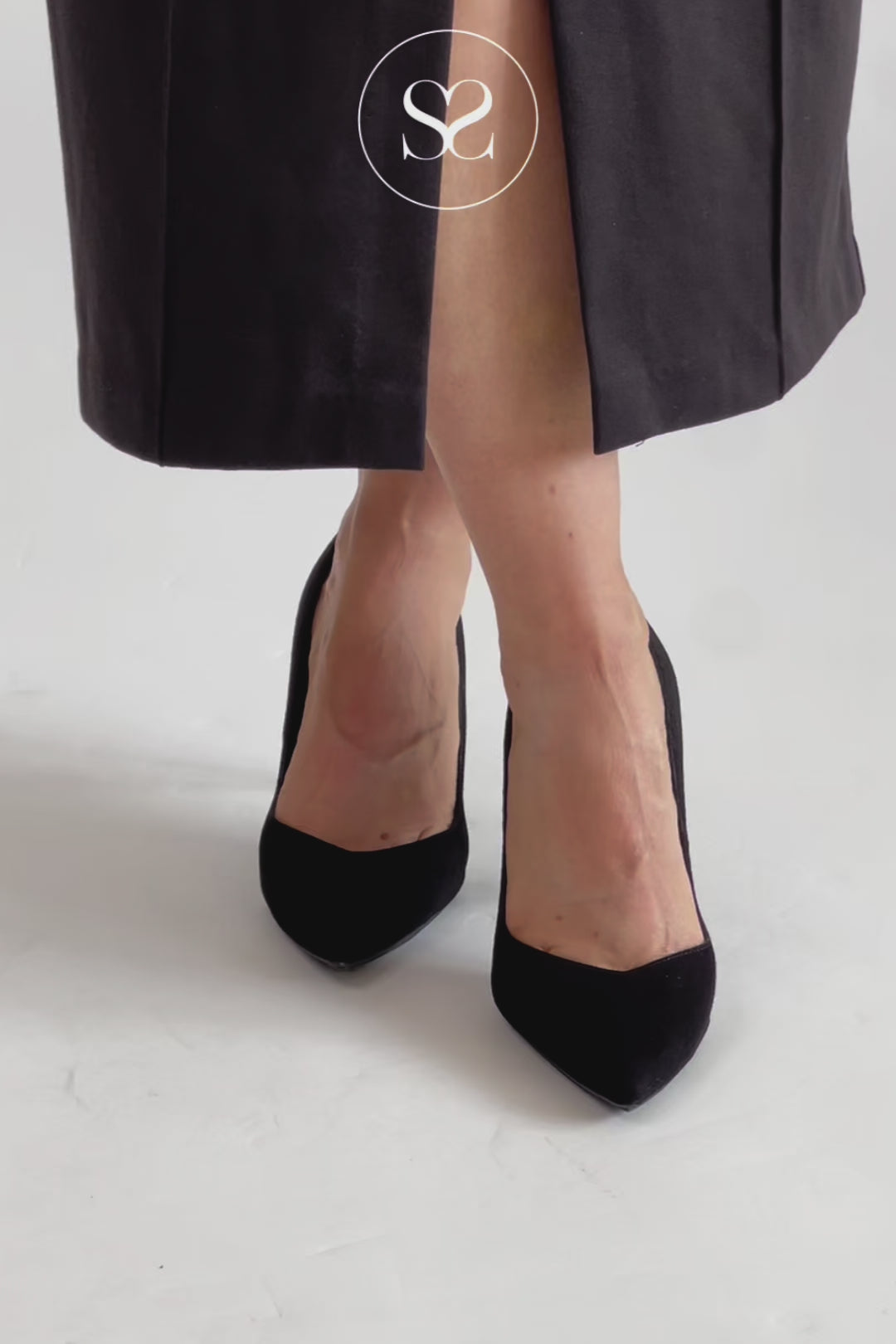 Lodi black ladies shoes Ireland RABOT