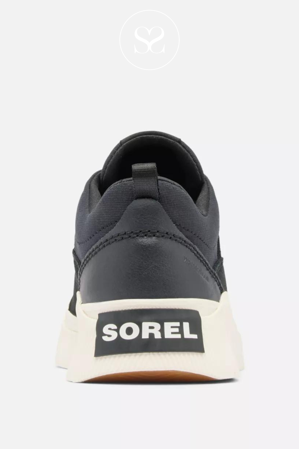 Sorel Black Waterproof Wedge Trainers - NL5158 Out N About