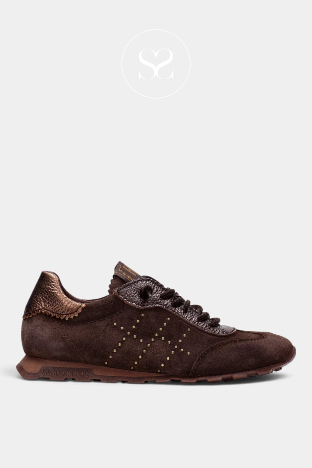Hispanitas Brown Suede Slip-on Trainers - HI264964 FOR WOMEN - iRELAND