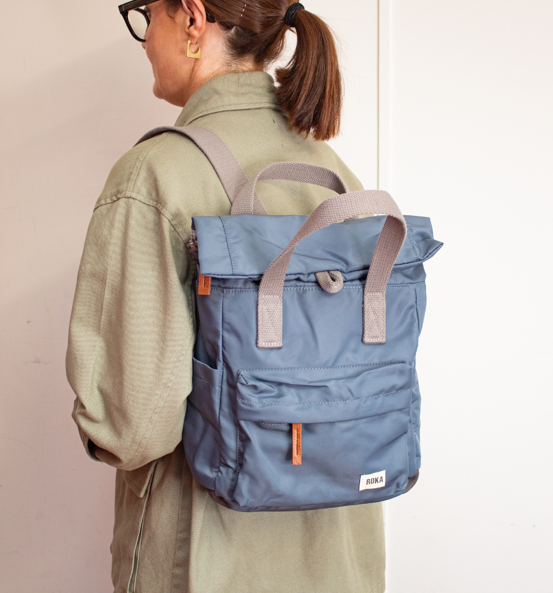 Roka bags and Backpacks, All fully waterproof in vibrant colours. Available in Ireland