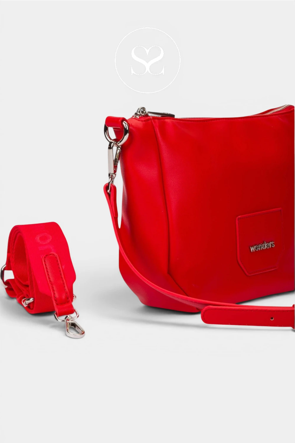 Wonders Red Crossbody Bag WB-55033