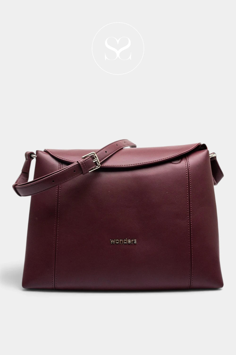 Wonders Wine Leather Cross-Body Bag WB-56008