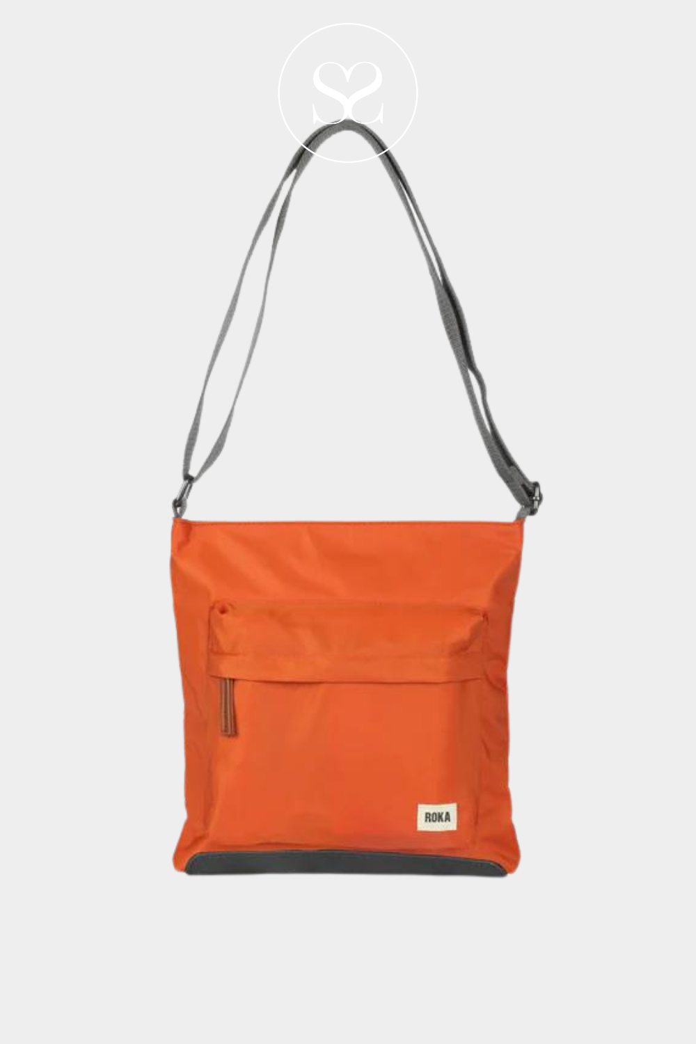 ROKA KENNINGTON WATERPROOF ORANGE CROSSBODY BAG