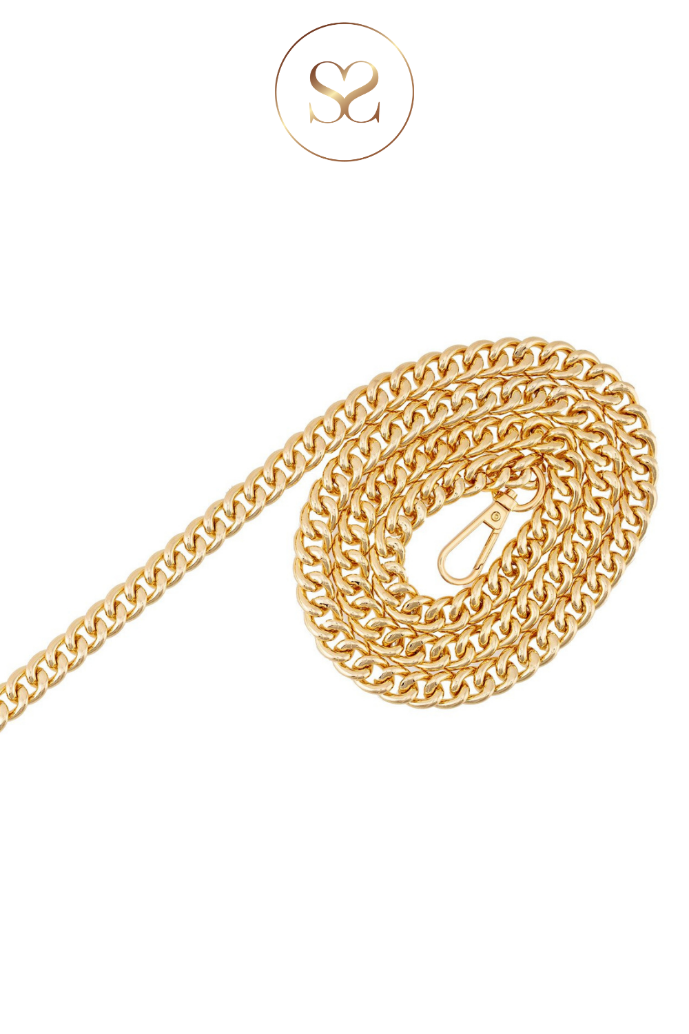 ELIE BEAUMONT - CROSSBODY STRAP - GOLD CHAIN