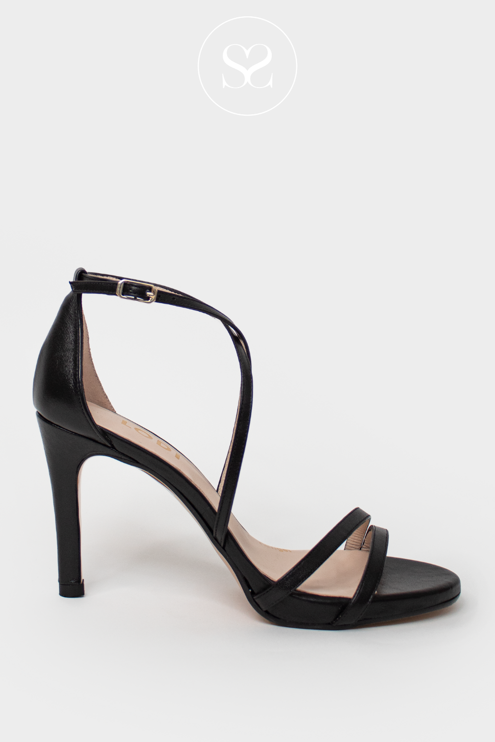 Comfortable black 2025 sandal heels