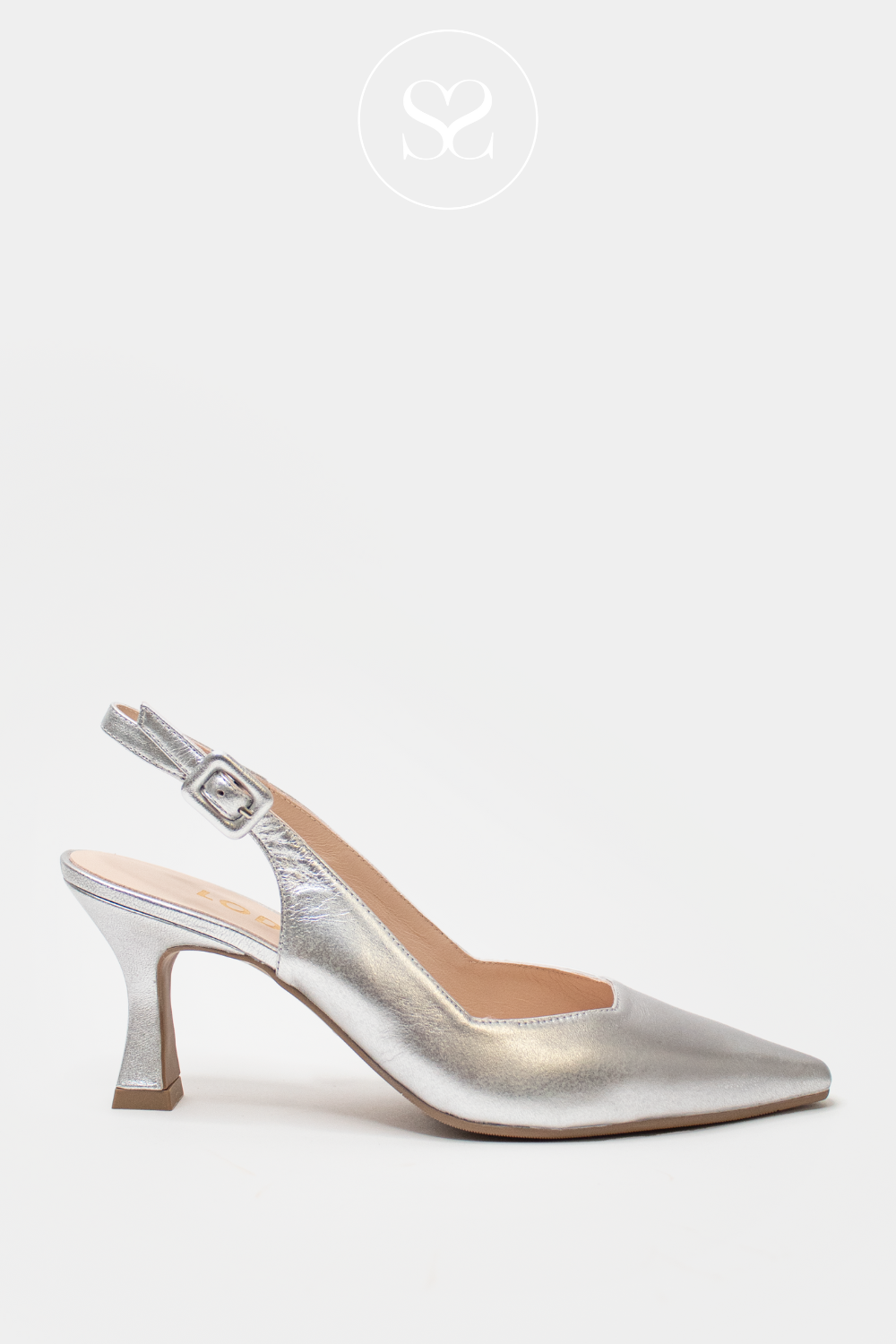 LODI JUCO HEELS IN SILVER