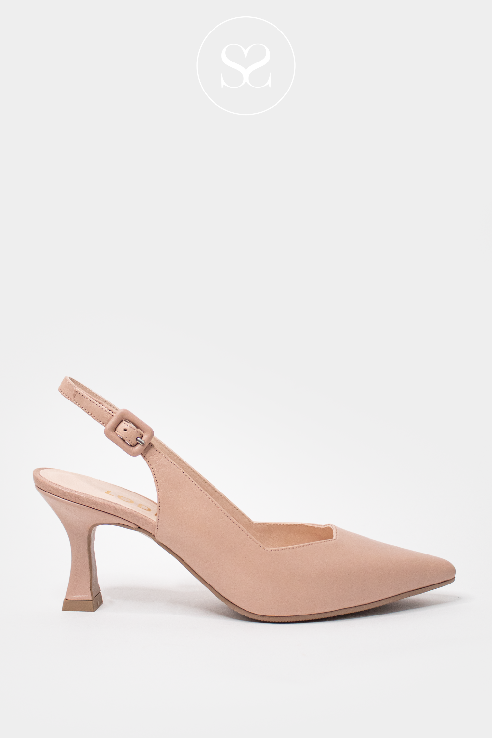LODI JUCO NUDE LOW HEEL SLINGBACK SHOES LODI SHOES IRELAND