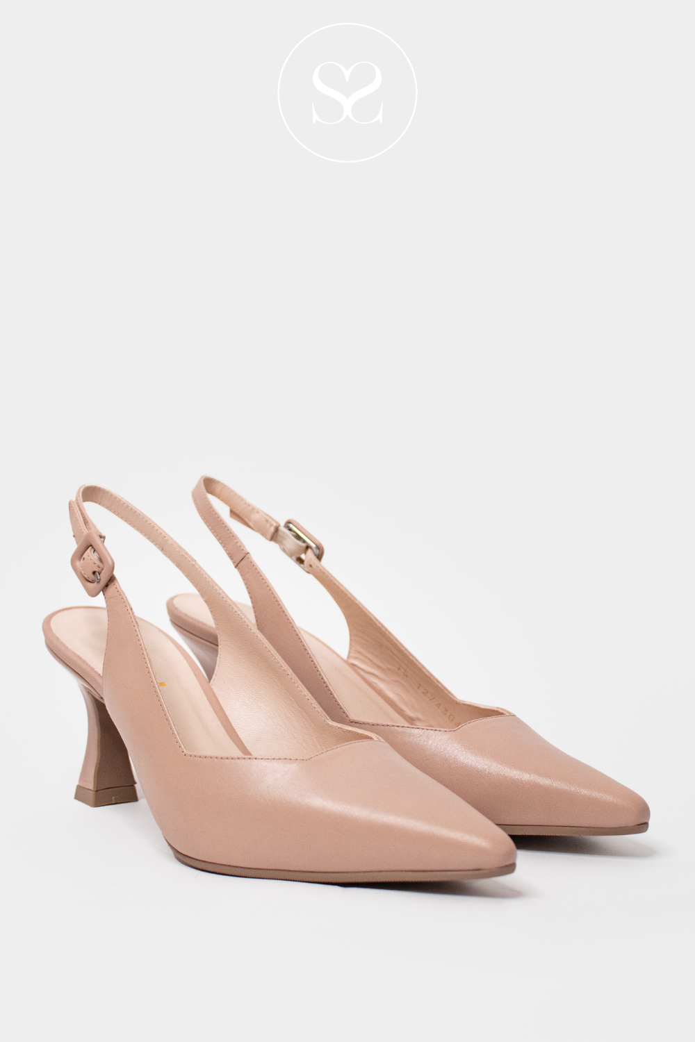 COMFORTABLE NUDE HEELS FROM LODI