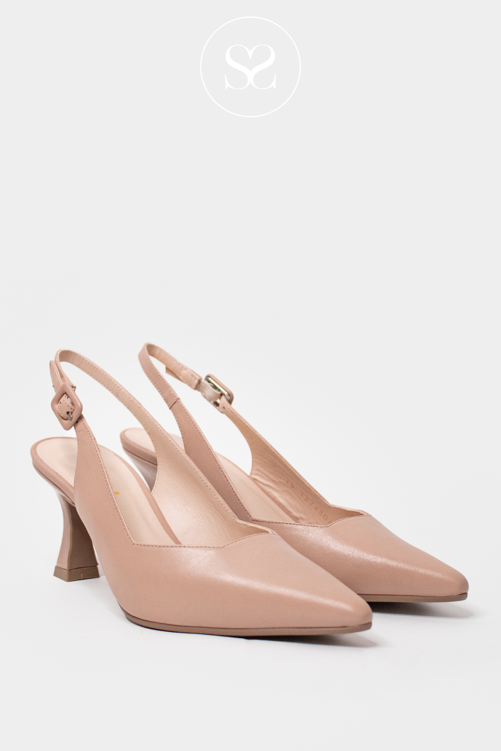 COMFORTABLE NUDE HEELS FROM LODI 