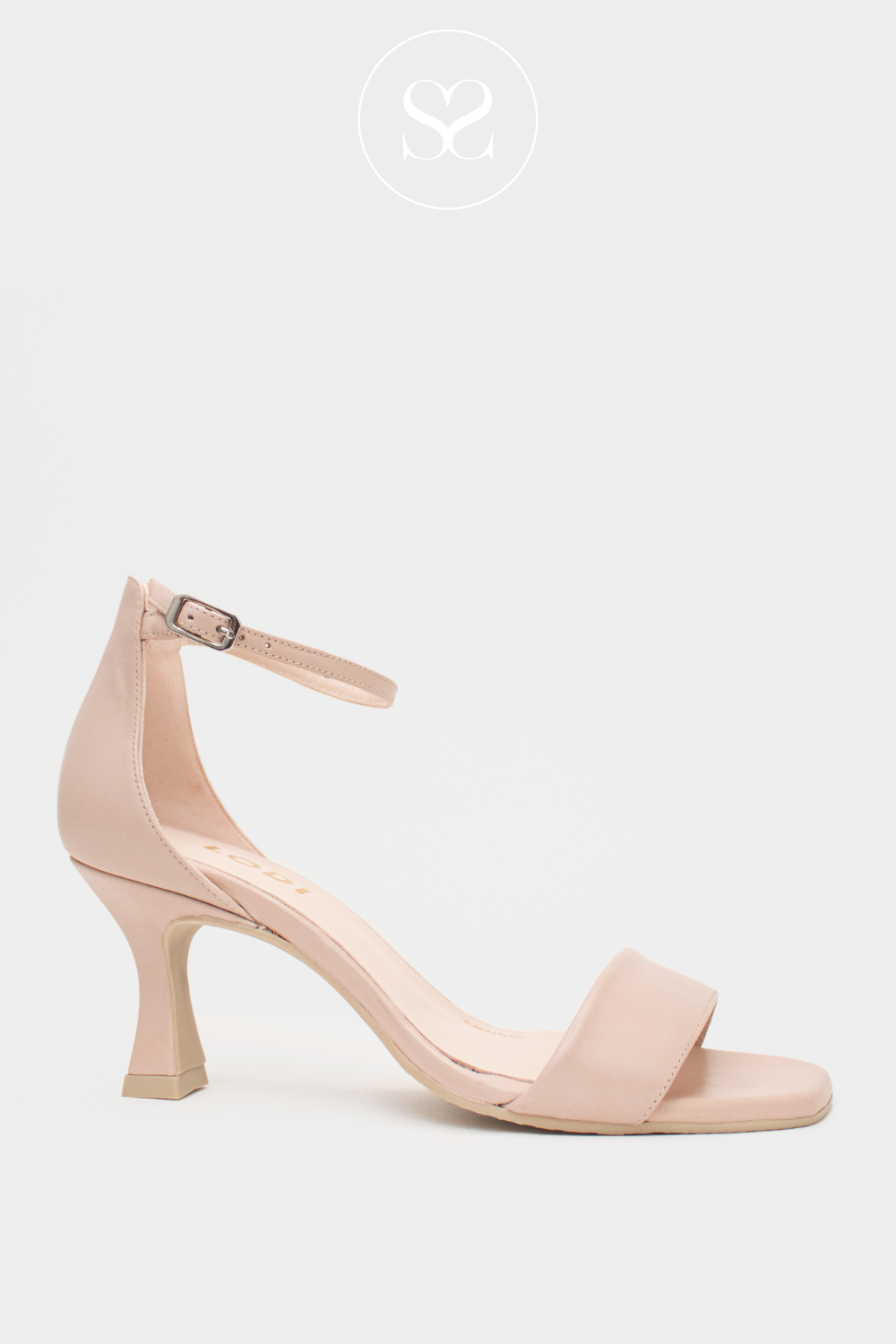 Nude best sale sandal heels