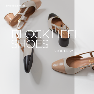 Block Heel shoes for Women - flats