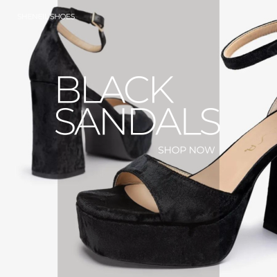 black heeled sandals Ireland | high heel black sandals