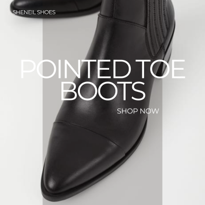 Buy Women's pointed toe boots | comfortable leather boots with pointed toe