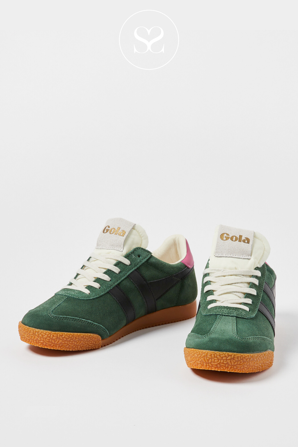 Women's green low profile trainers from Gola in Ireland