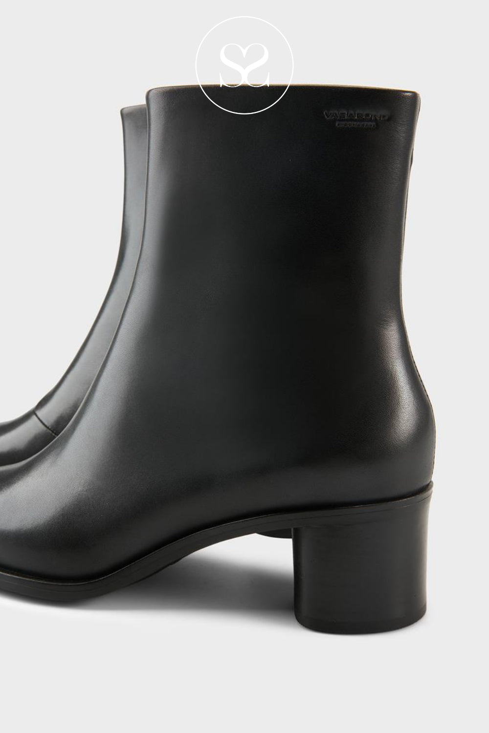 Vagabond Black Ankle Boots -Fay 6100-001-20