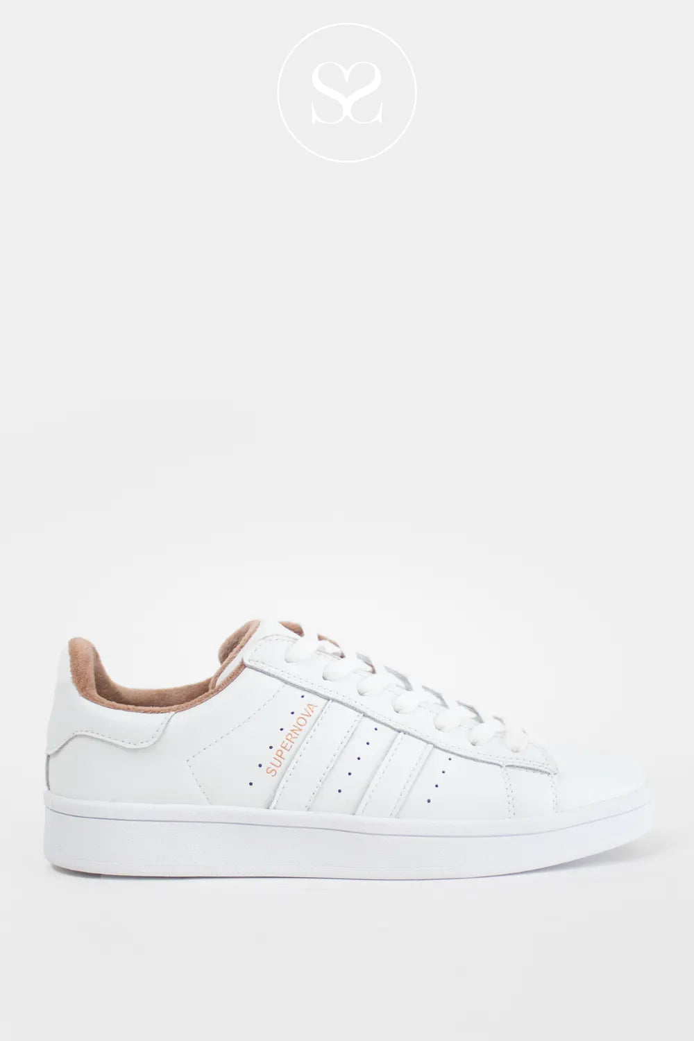 Drilleys White Sneakers - Sixty Seven