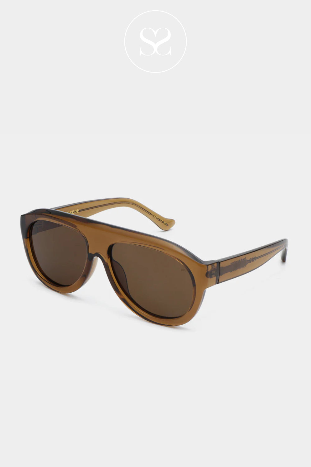 A.KJAERBEDE Smoke Transparent Sunglasses -Rio
