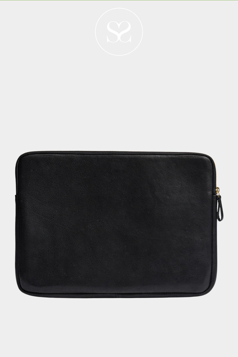 DEPECHE BLACK LEATHER LAPTOP BAG 16826 ireland