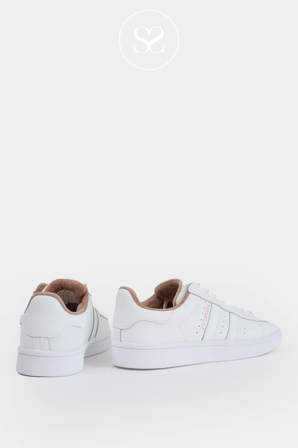 Drilleys White Sneakers - Sixty Seven