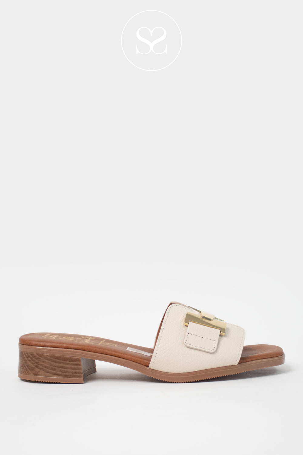 Oh My Sandals Off-White Slider Sandals 5890 - Ireland