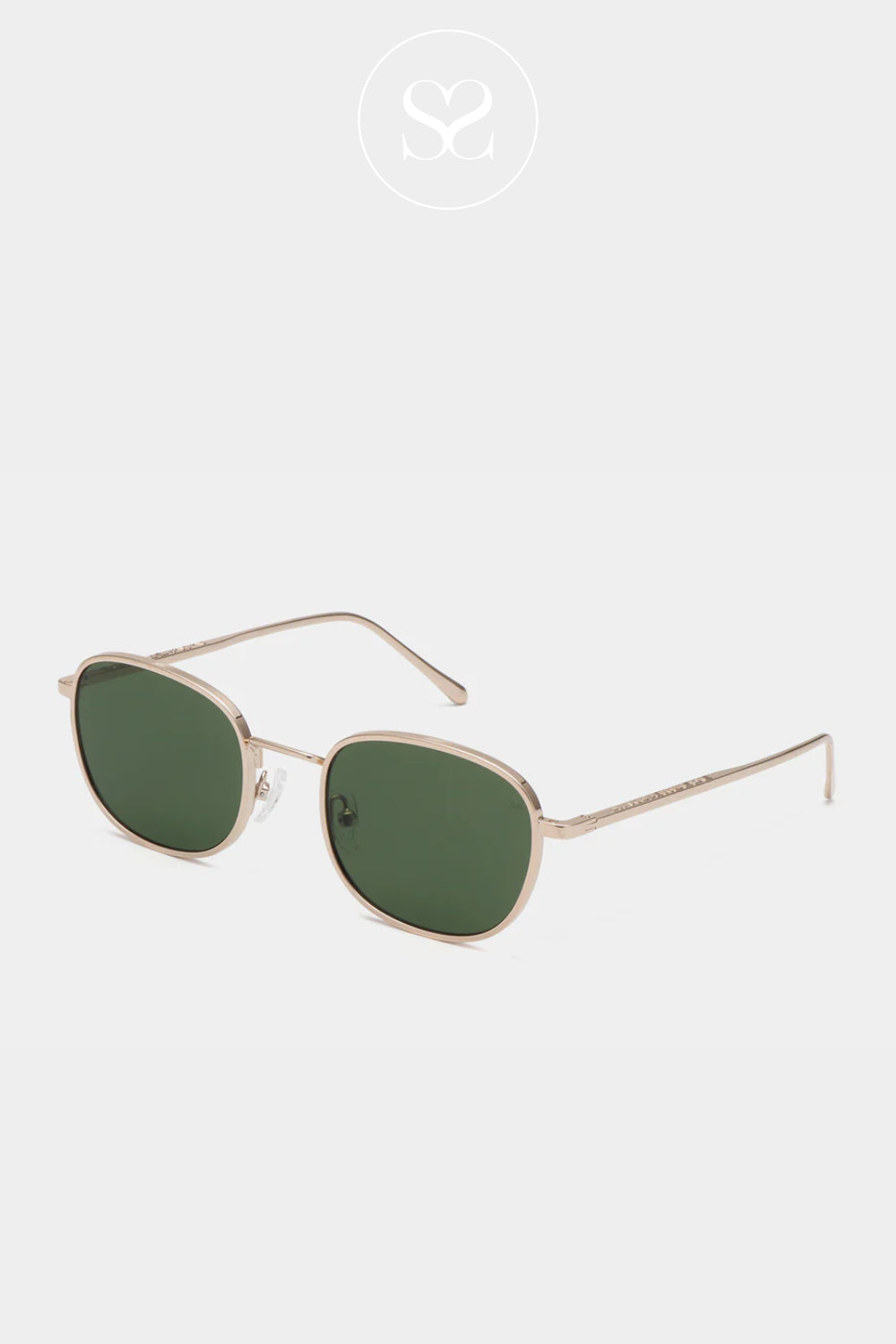 A.KJAERBEDE Gold Sunglasses - Hello