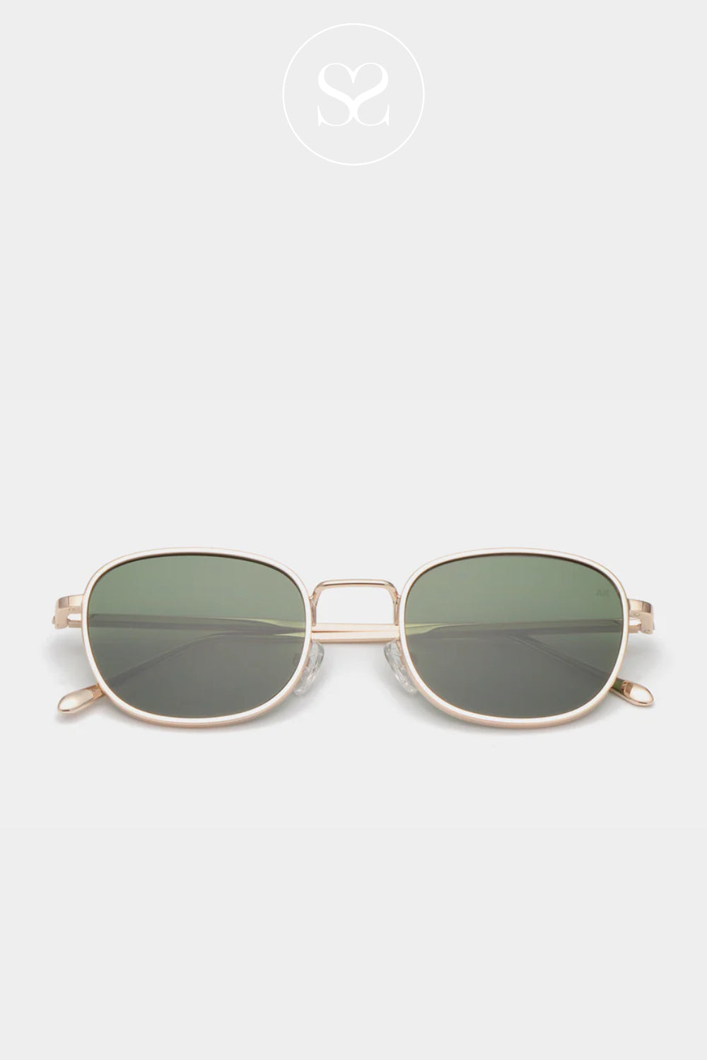 A.KJAERBEDE Gold Sunglasses - Hello