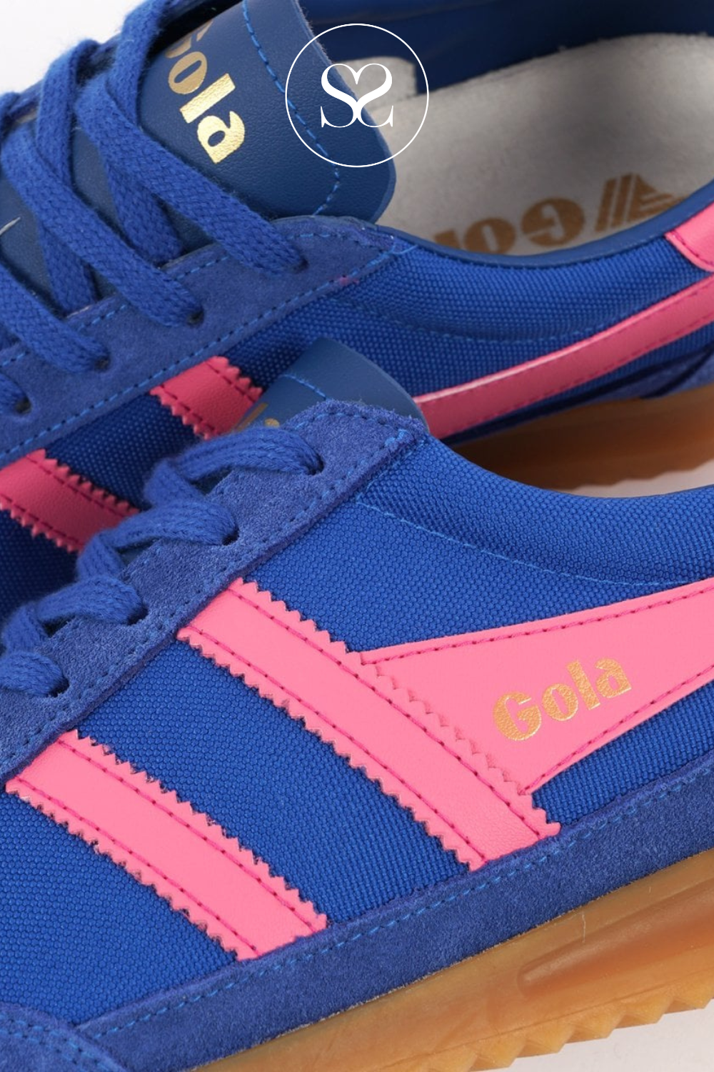 GOLA TORNADO CLB623XK SAPPHIRE/FLURO PINK TRAINERS FOR WOMEN IRELAND