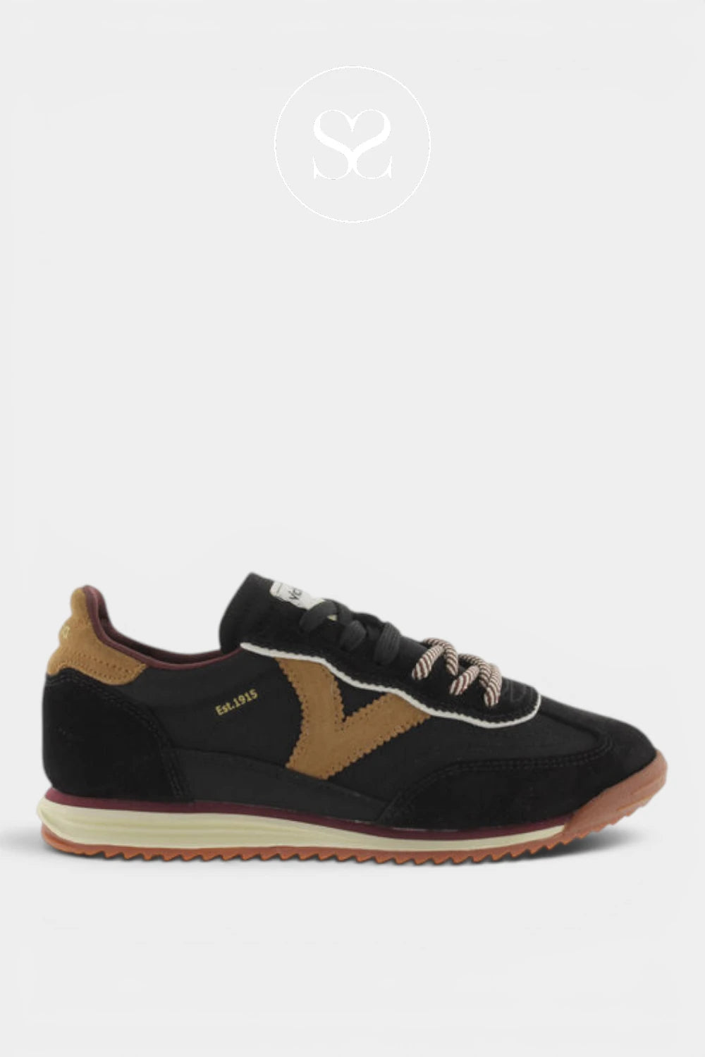 Victoria Black Retro Trainers - 1158113 for Women - ireland
