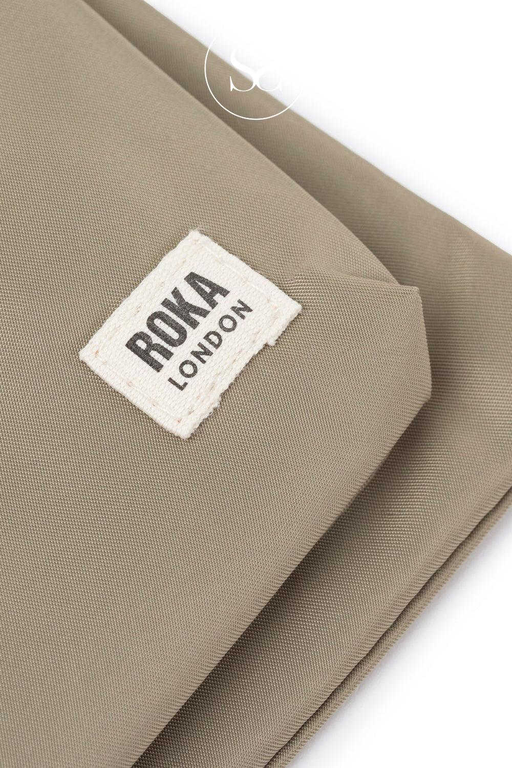 Roka Taupe Waterproof Crossbody Messenger Bag - Chelsea B