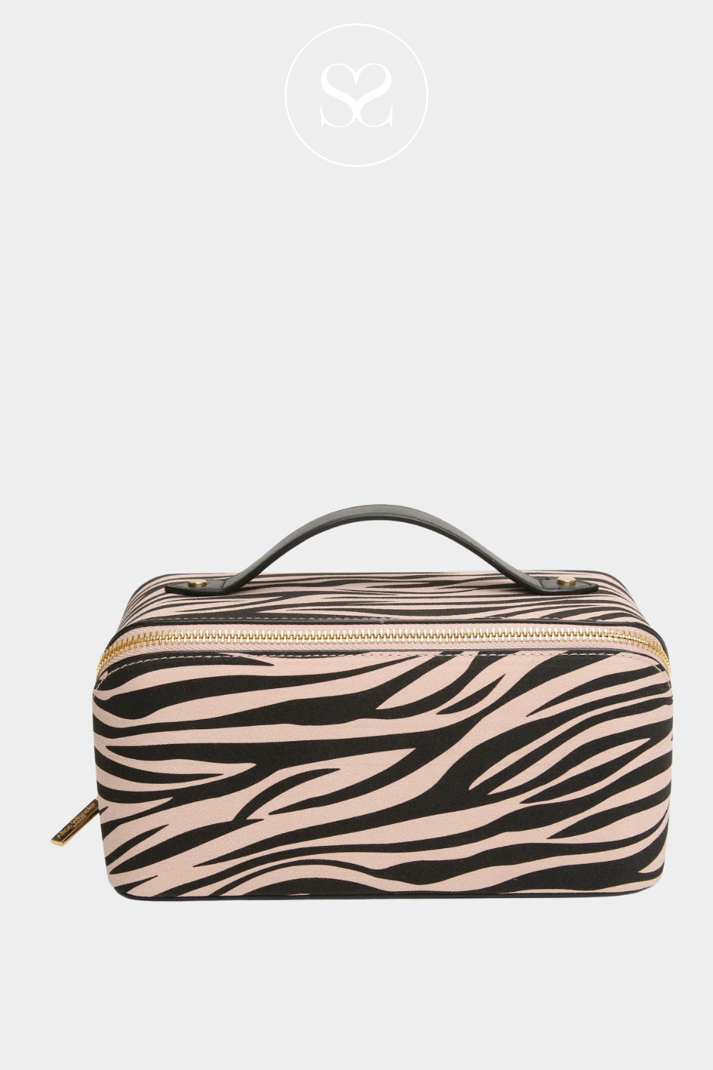 ALICE WHEELER ZEBRA TRAIN MAKEUP CASE AW0332