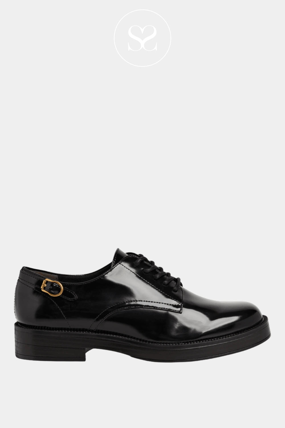 TAMARIS 1-23348-45 BLACK BROGUE SHOE