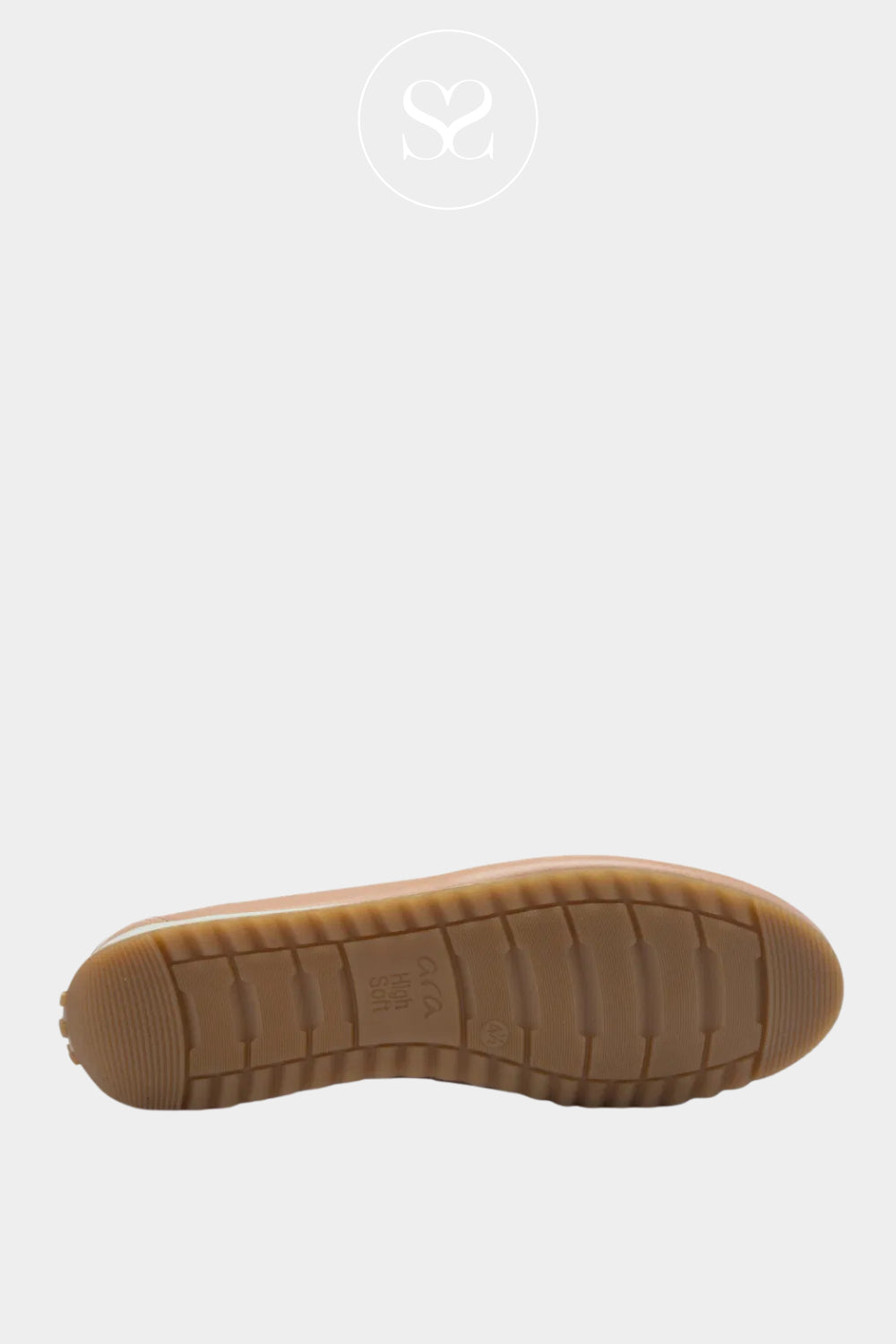 Pink Shoe From The ARA High Comfort Line With Flexible Sole. 