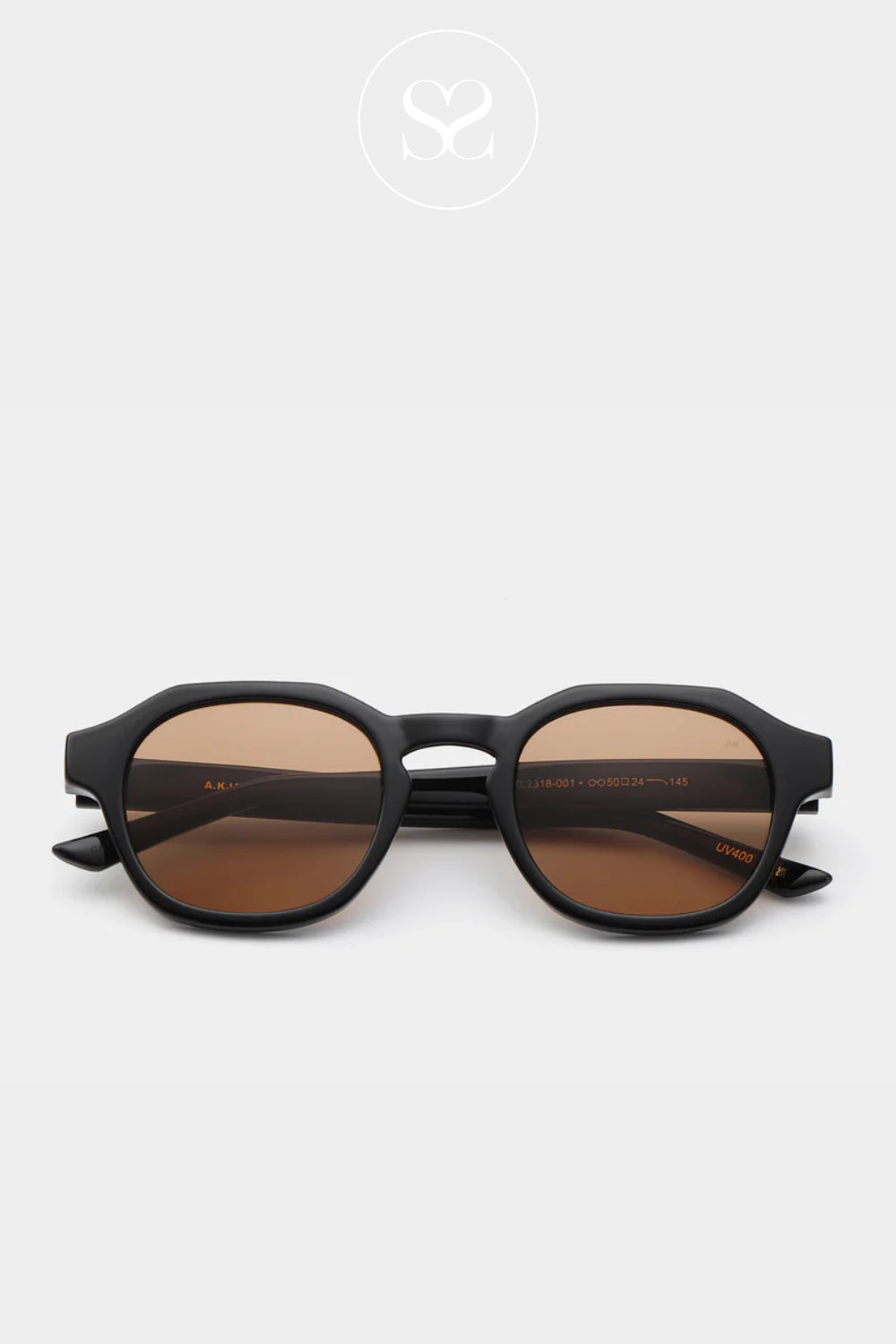 A.KJAERBEDE Black Sunglasses -Zan