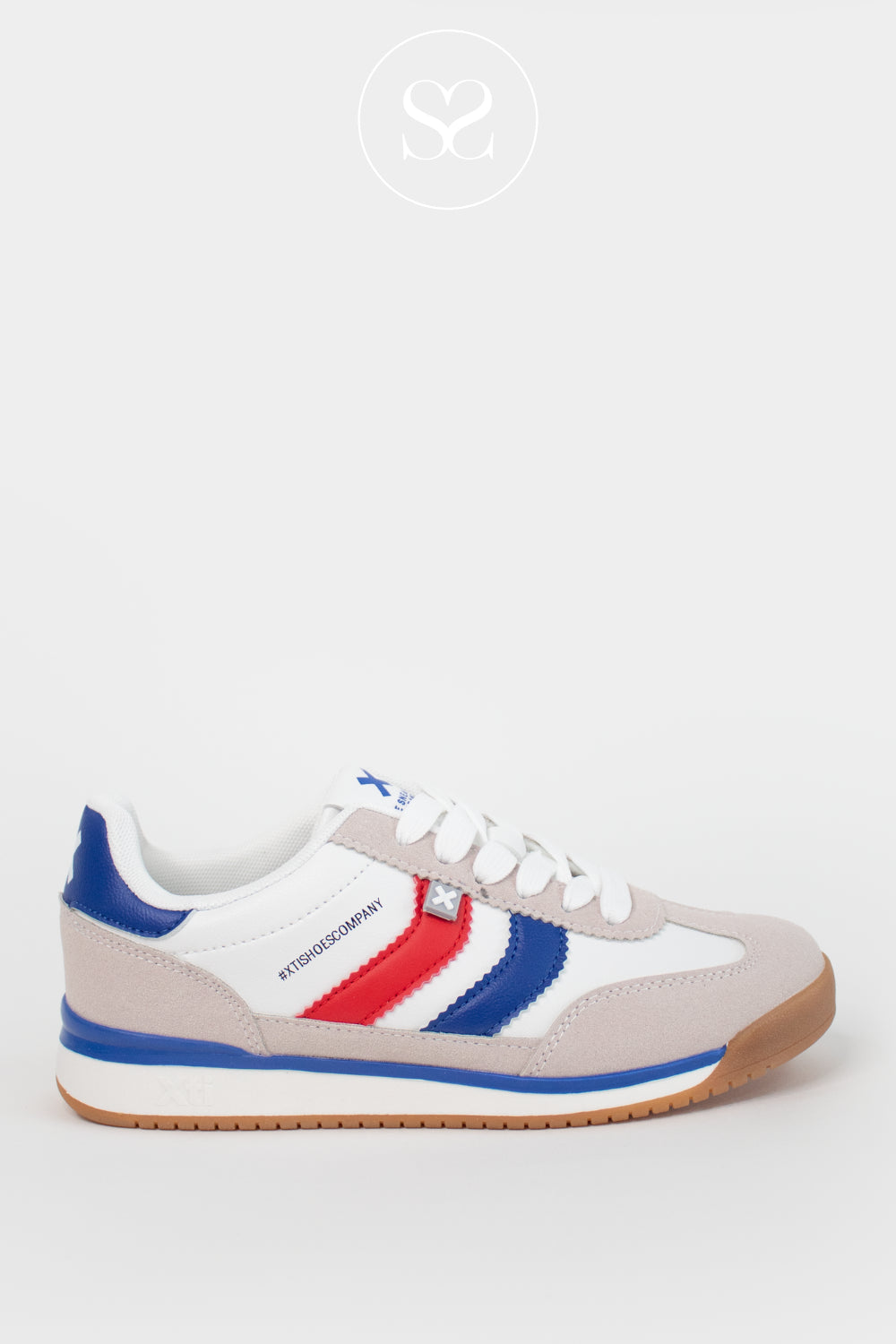 XTI RETRO WHITE TRAINER 