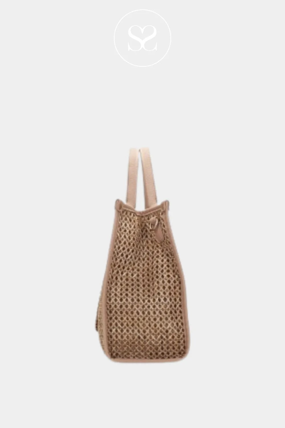 Hispanitas Camel woven Cross-body Handbag - BV264717