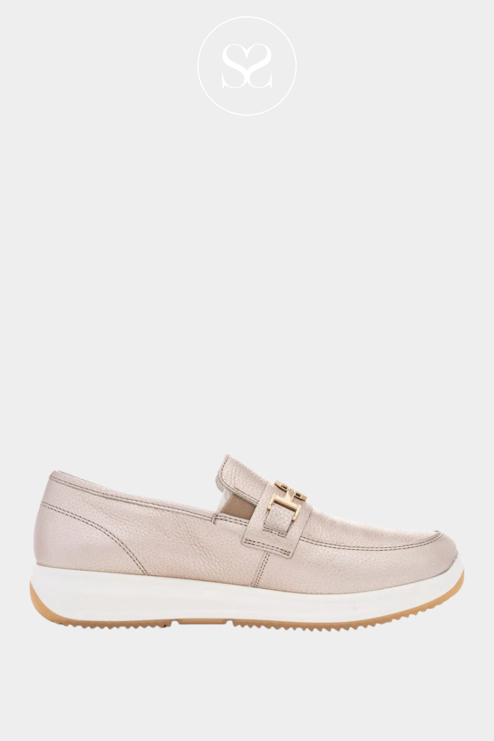 ARA Bronze Low Wedge Loafer 12-25528 - Ireland