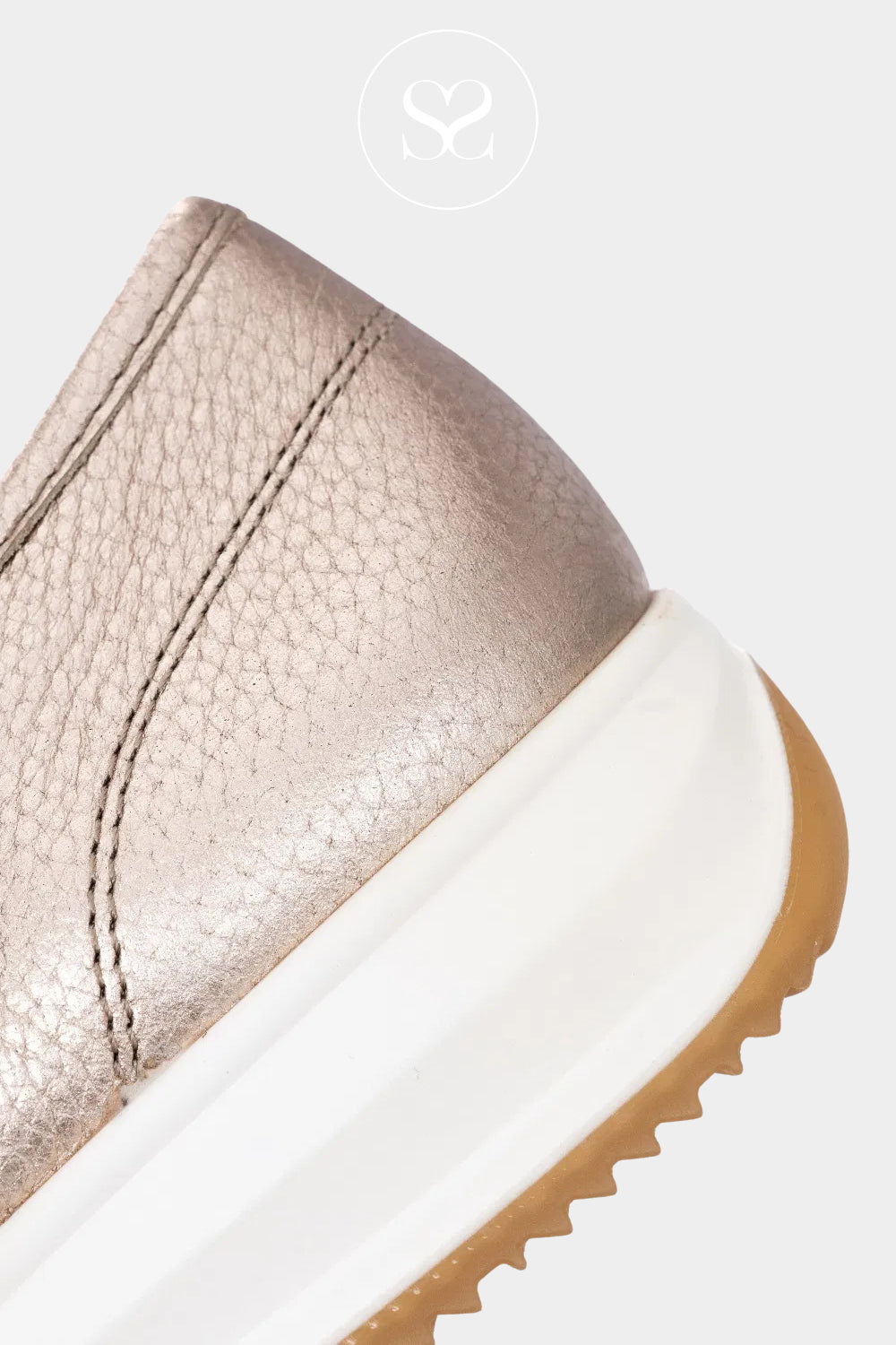 ARA Bronze Low Wedge Loafer 12-25528