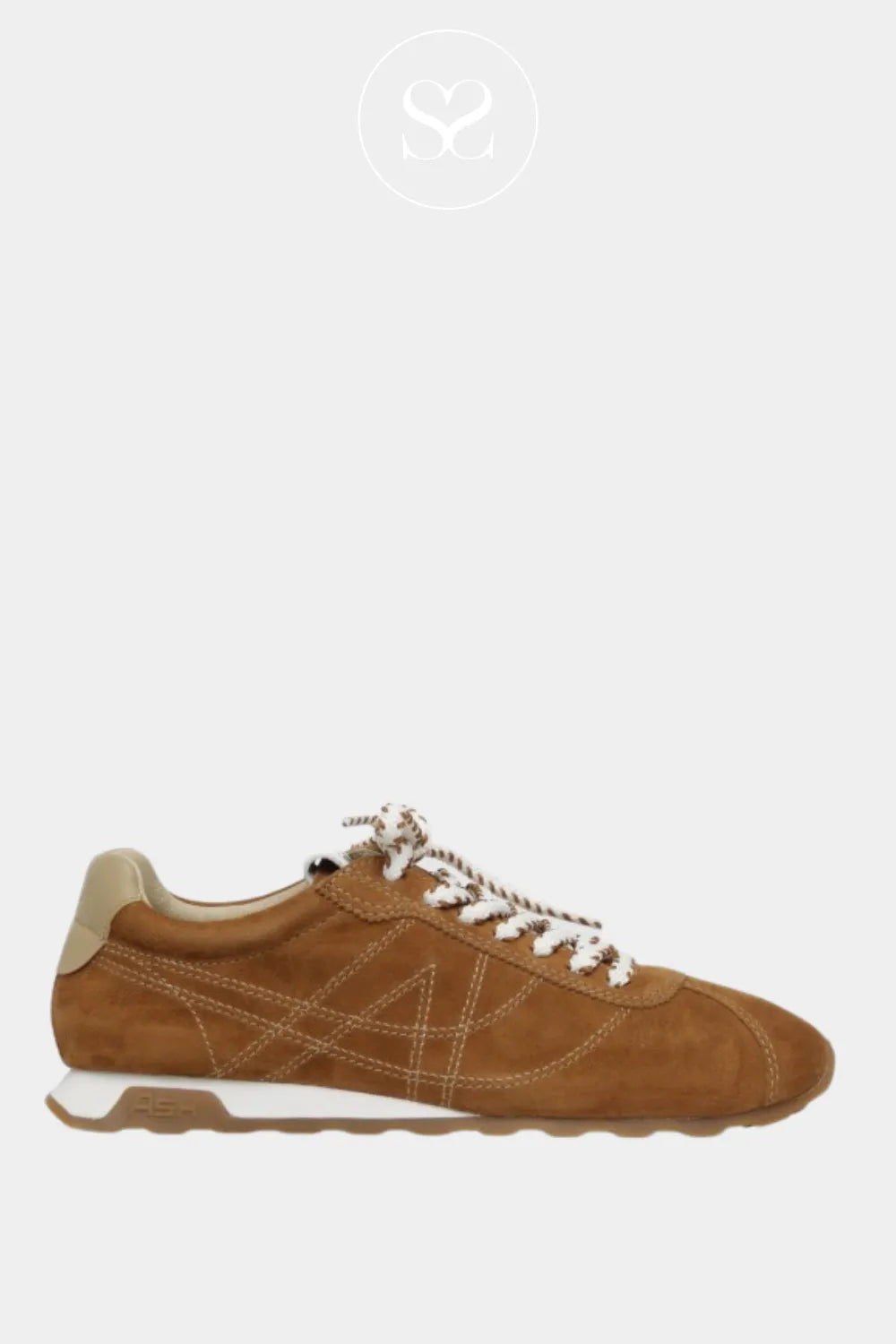 Ash Tan Suede Retro Trainers - Kill Bill